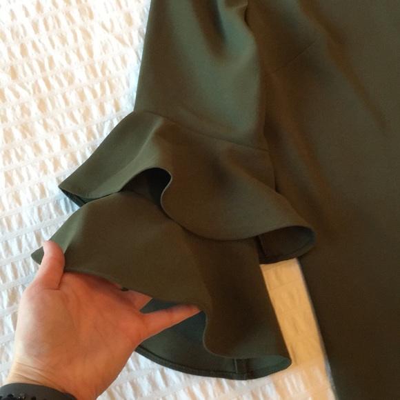 J. Crew Blouse in Forest Green - Picture 3 of 6